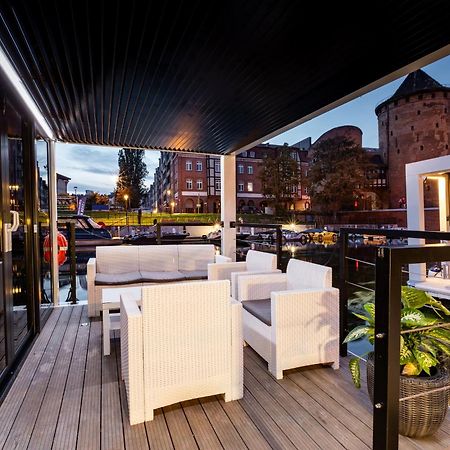 Domy Na Wodzie - La Mare Motlava Houseboats With Sauna By Downtown Apartments Gdańsk Buitenkant foto