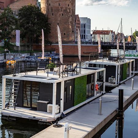 Domy Na Wodzie - La Mare Motlava Houseboats With Sauna By Downtown Apartments Gdańsk Buitenkant foto