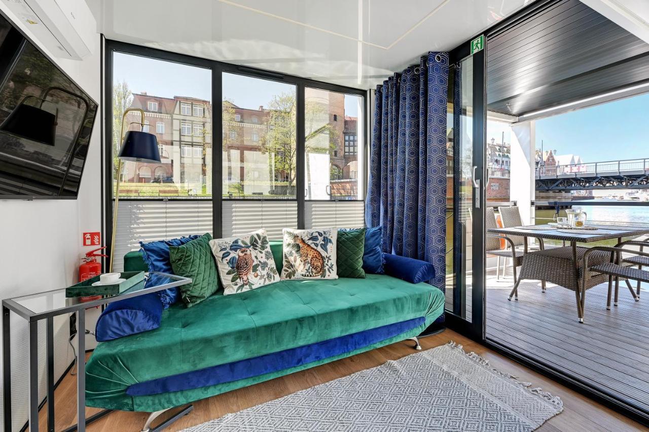 Domy Na Wodzie - La Mare Motlava Houseboats With Sauna By Downtown Apartments Gdańsk Buitenkant foto