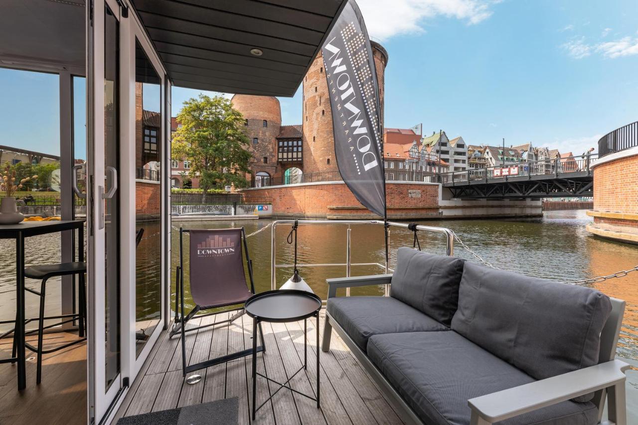 Domy Na Wodzie - La Mare Motlava Houseboats With Sauna By Downtown Apartments Gdańsk Buitenkant foto