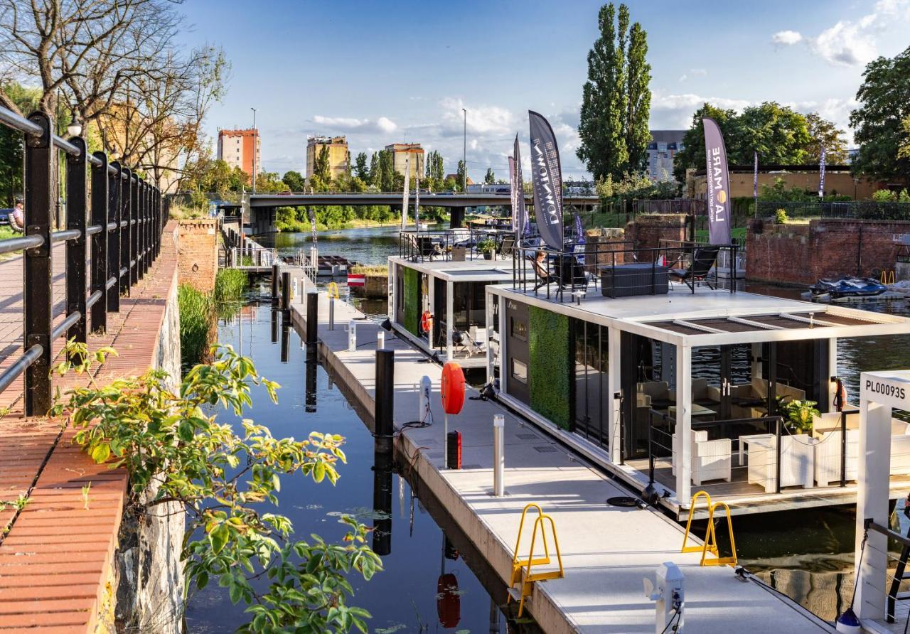 Domy Na Wodzie - La Mare Motlava Houseboats With Sauna By Downtown Apartments Gdańsk Buitenkant foto
