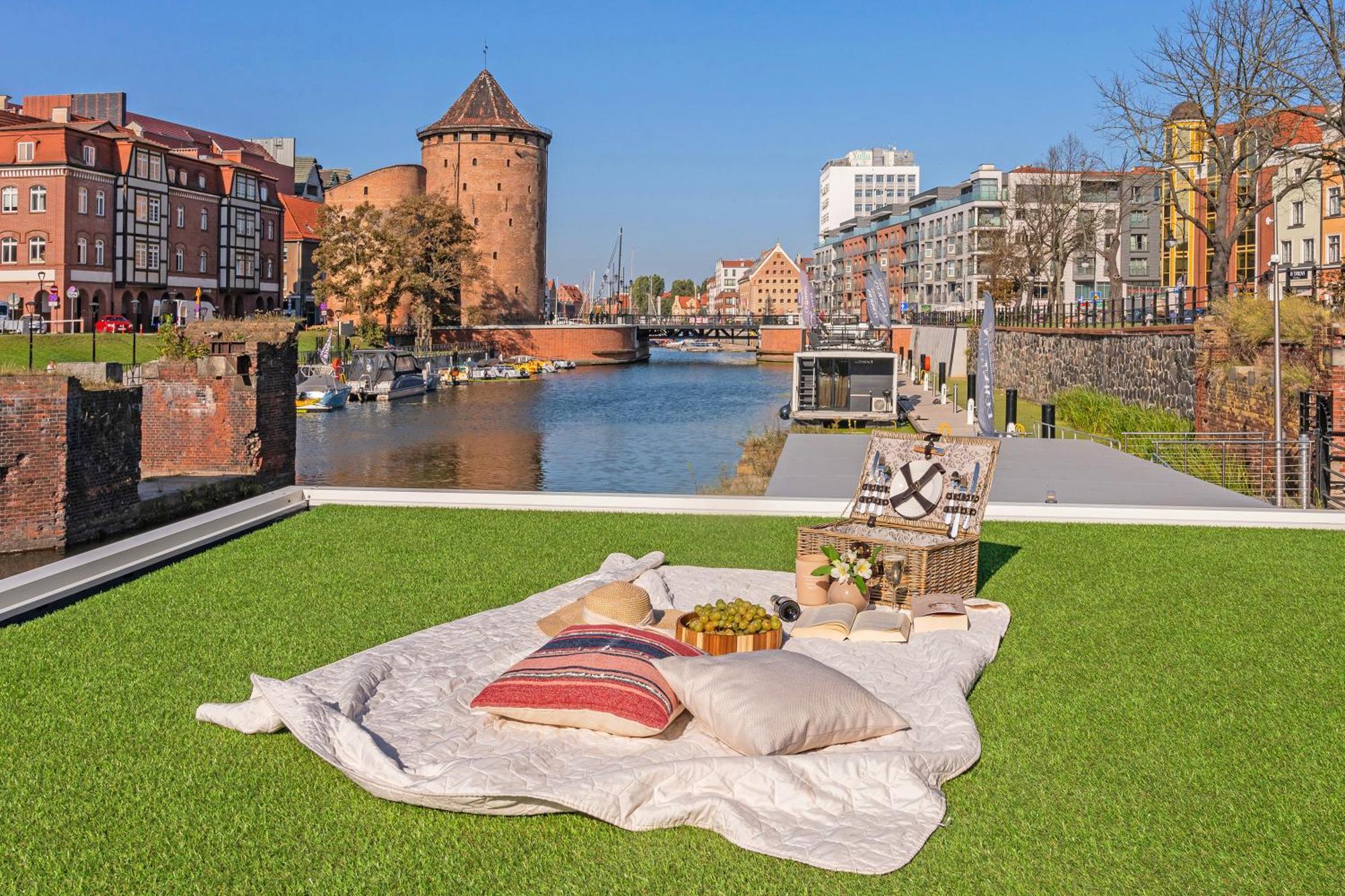Domy Na Wodzie - La Mare Motlava Houseboats With Sauna By Downtown Apartments Gdańsk Buitenkant foto