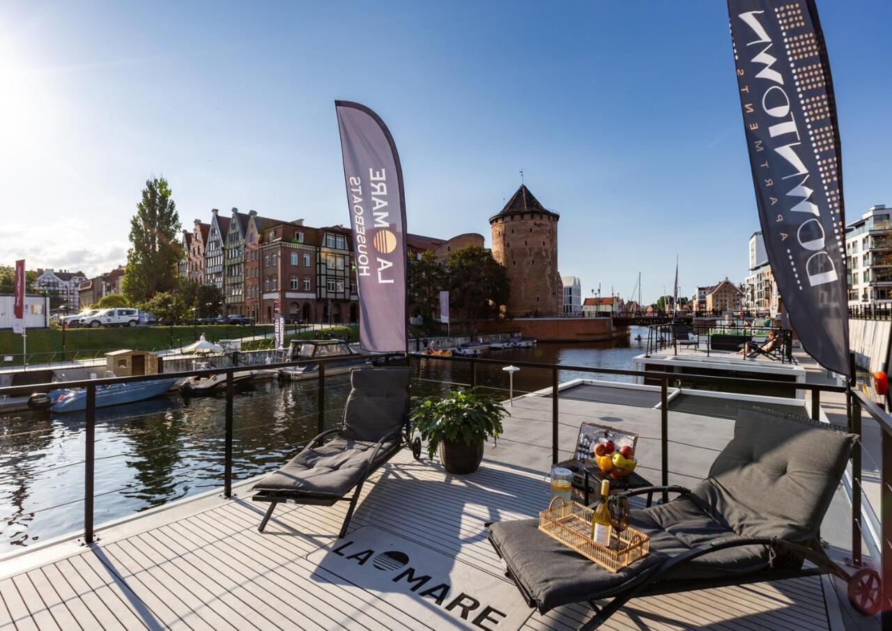 Domy Na Wodzie - La Mare Motlava Houseboats With Sauna By Downtown Apartments Gdańsk Kamer foto
